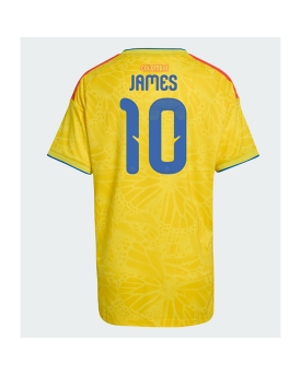 Billige Fotballdrakt Colombia James Rodriguez #10 Replika Hjemmedrakt Dame VM 2026 Kortermet Billige Fotballdrakt Colombia James Rodriguez #10 Replika Hjemmedrakt Dame VM 2026 Kortermet